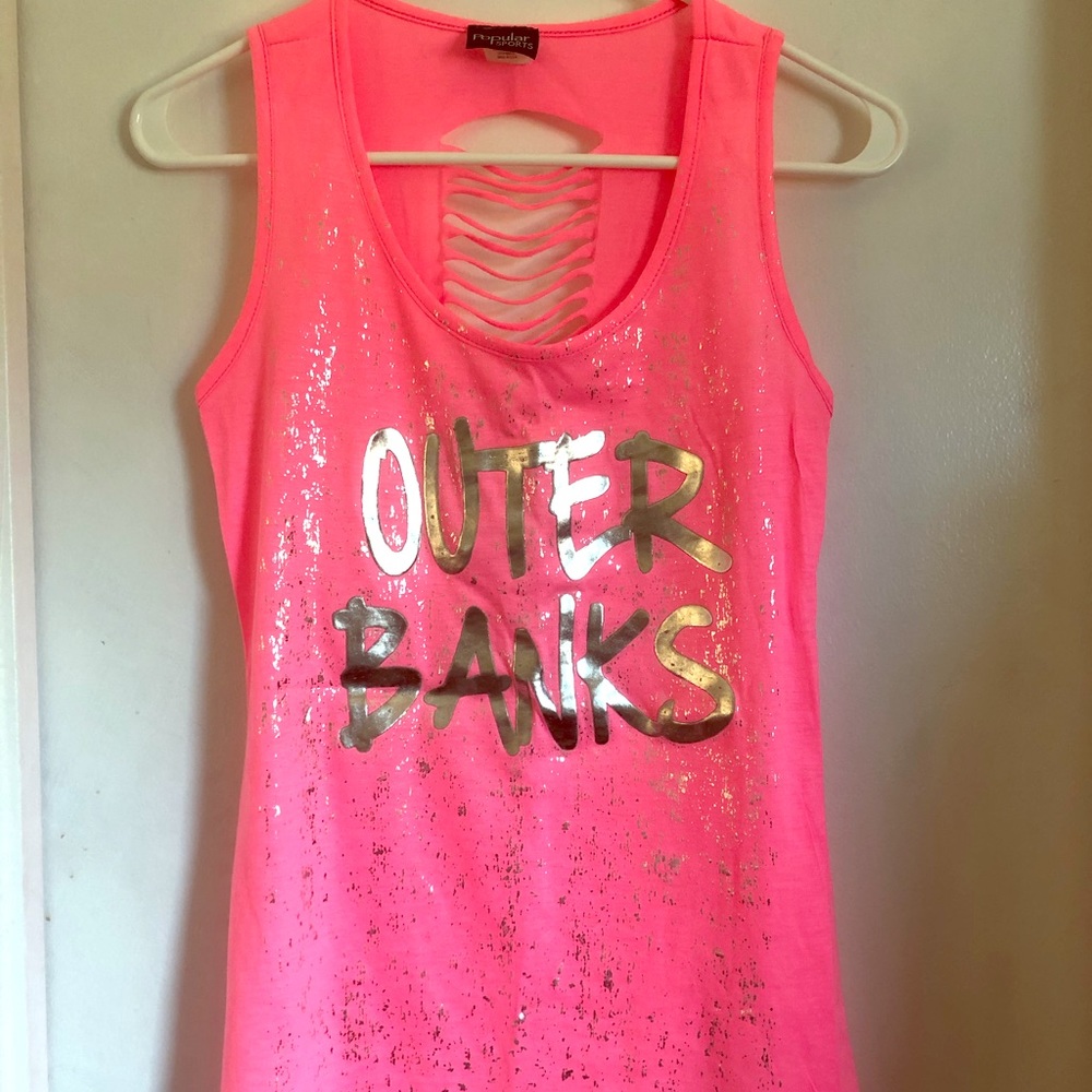 ❌ SOLD Hot pink Outer Banks tank